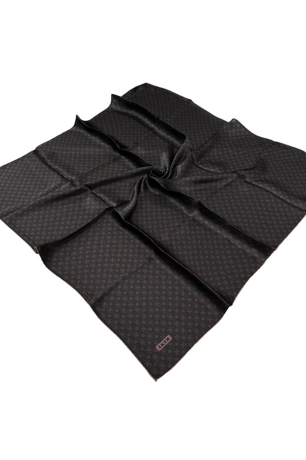 Bitter Brown Silk Scarf - 8921701 -331 Sura