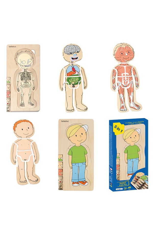 İnsan Anatomisi Puzzle - Erkek - 3