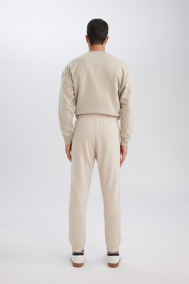 Jogger Eşofman Altı Standart Fit Basic Düz Beli Bağcıklı Lastikli Paça Cepli A6468ax24au - 7