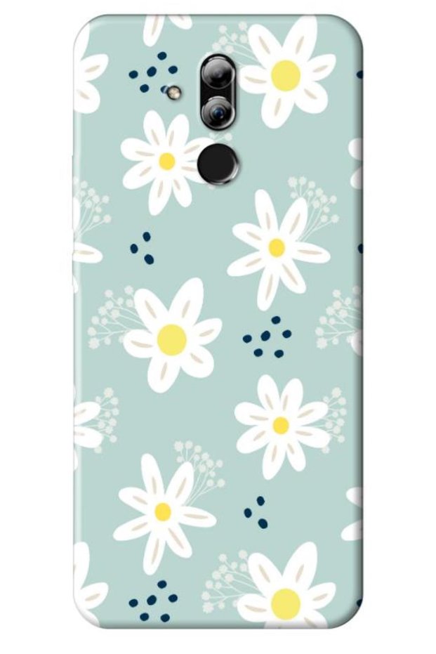 Huawei Mate 20 Lite Compatible Case Spring Flowers 10 Silicone Case (Printed)