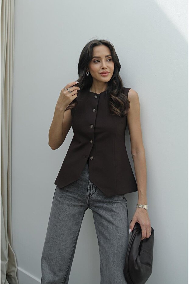 Brown Carine Vest