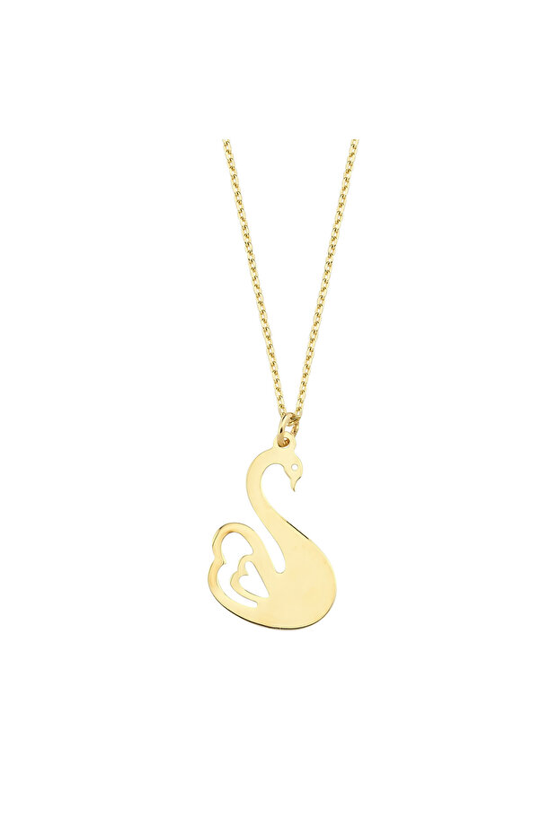 Altın Kuğu Kolye - 3