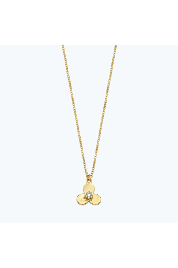 Altın Çiçek Kolye - 1