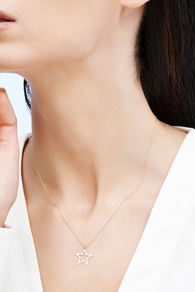 Altın Yıldız Kolye - 4
