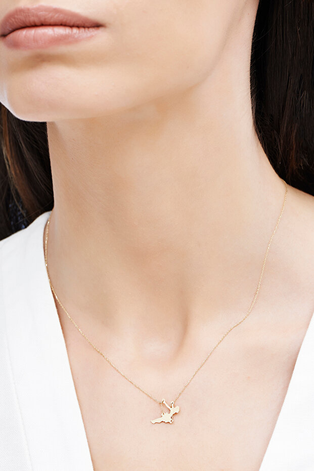 Altın Salıncak Kolye - 1