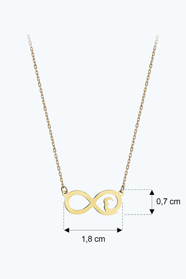 Altın Sonsuzluk Kolye - 3