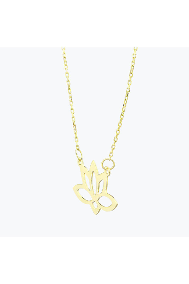 Altın Lotus Kolye - 3