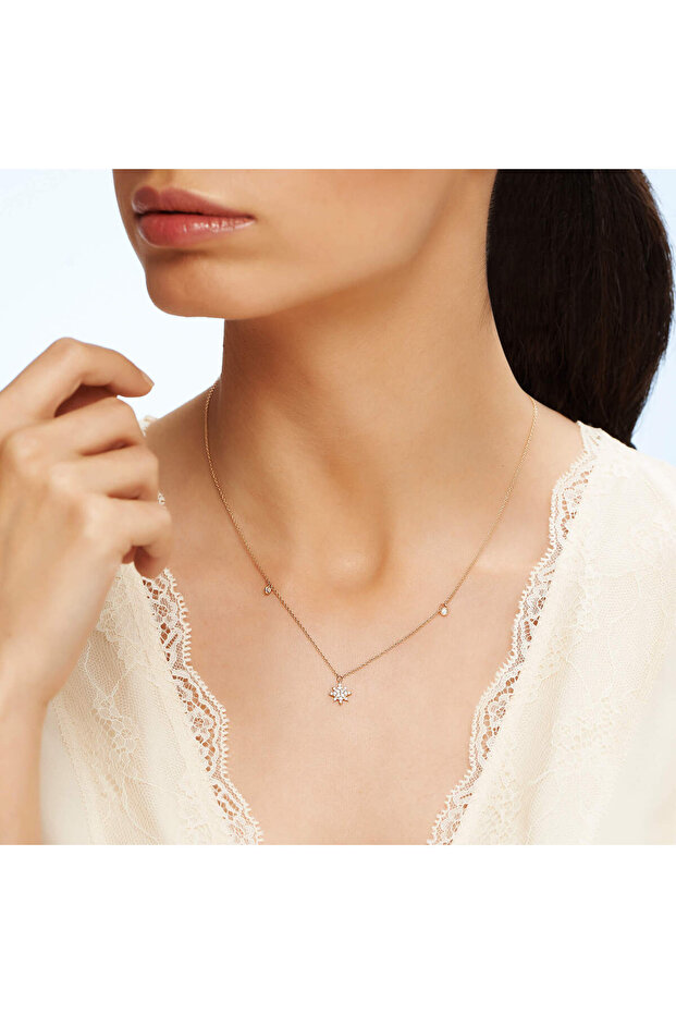 Pırlanta Yıldız Kolye - 1