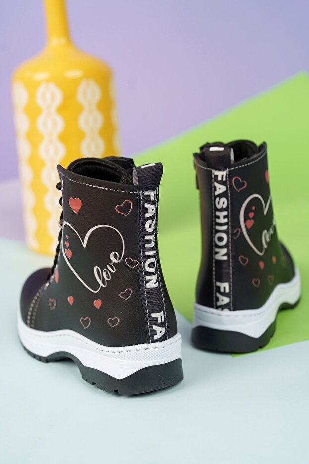 Termo Taban Kalpli Model Siyah Çocuk Bot - 3