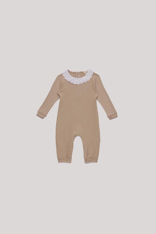 BG Store Kız Bebek Bej Tulum - 1