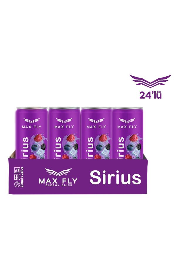 SİRİUS ENERJİ İÇECEĞİ 250 ML 24 ADET - 3