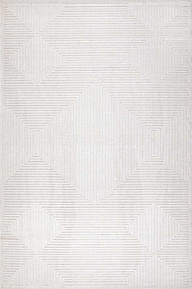 Qavalli Sisal Krem Yumuşak Doku Salon Oturma Odası Mutfak Çocuk Odası Halısı - 2
