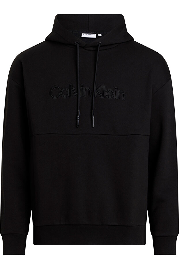 RAISED EMBROIDERED LOGO HOODIE - 1