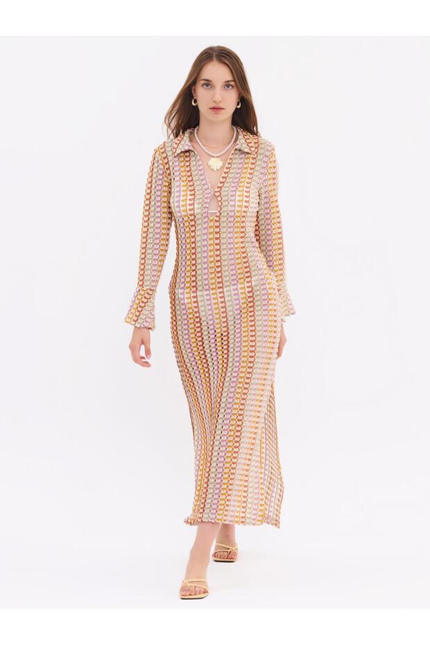 Melina Cream Color Dress