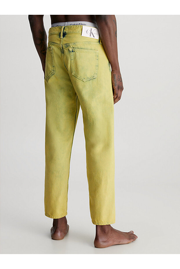 Erkek 90S Straight Crop Jean Pantolon - 4