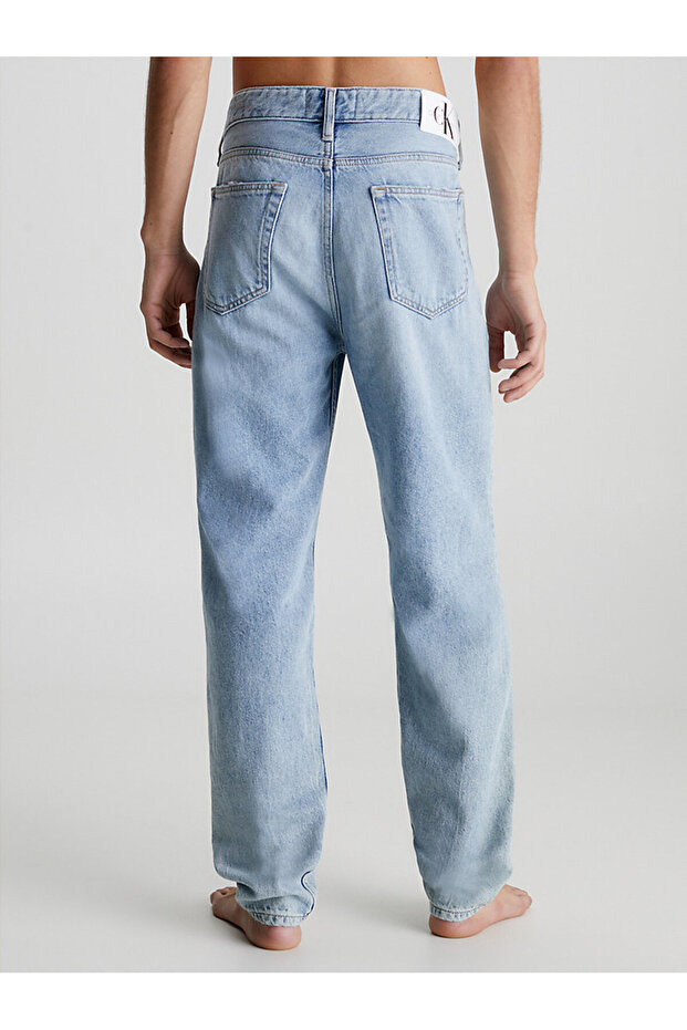 Erkek Regular Taper Jean Pantolon - 4