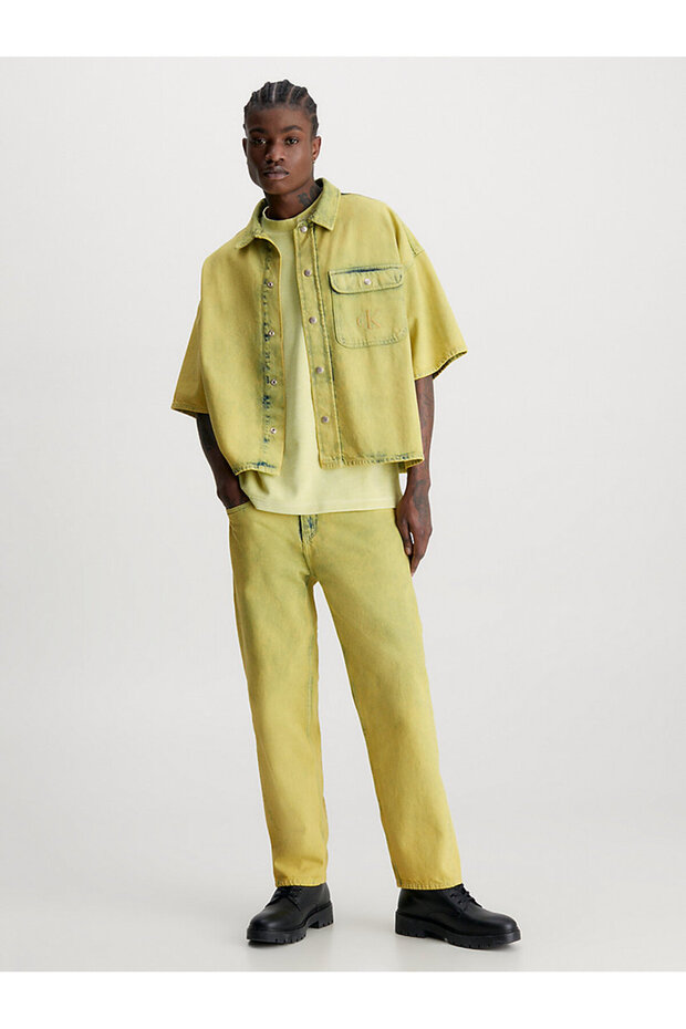 Erkek 90S Straight Crop Jean Pantolon - 7