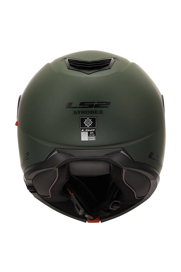 STROBE 2 MAT YEŞİL KASK - 3