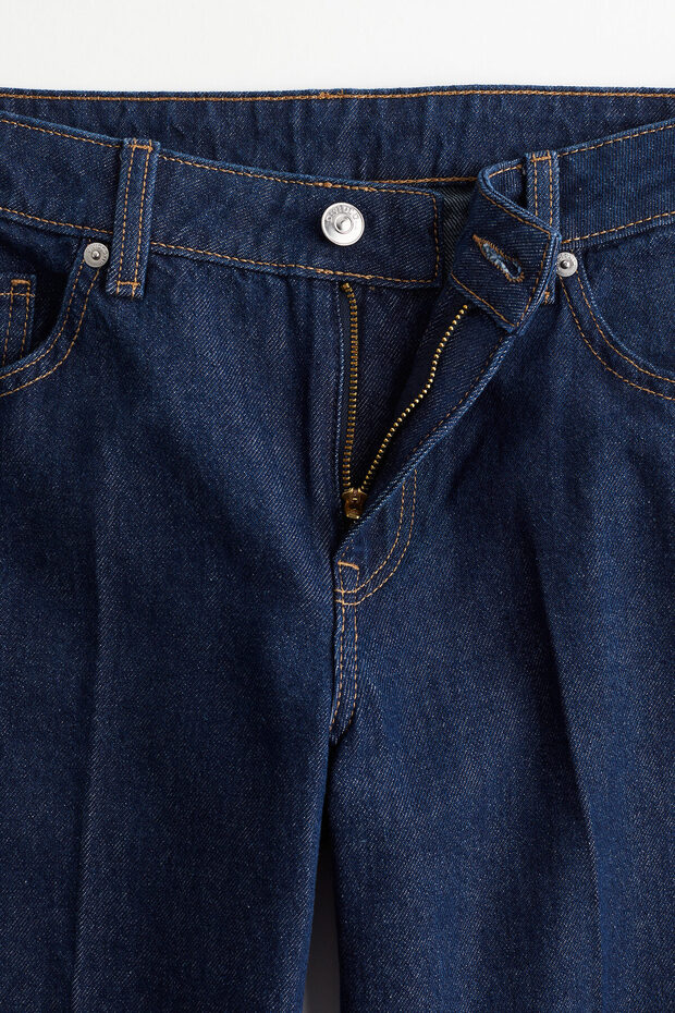 Kadın Mavi Normal Bel Jeans - 6