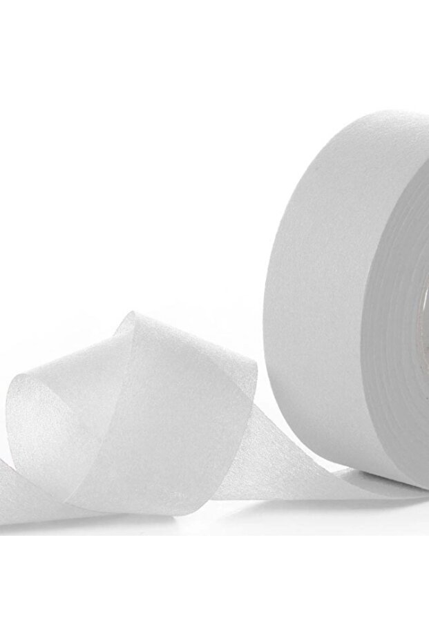 Jütburada White Ribbon Ribbon (Nonwoven Interlining Fabric 2.5 Cm) 220 Meters