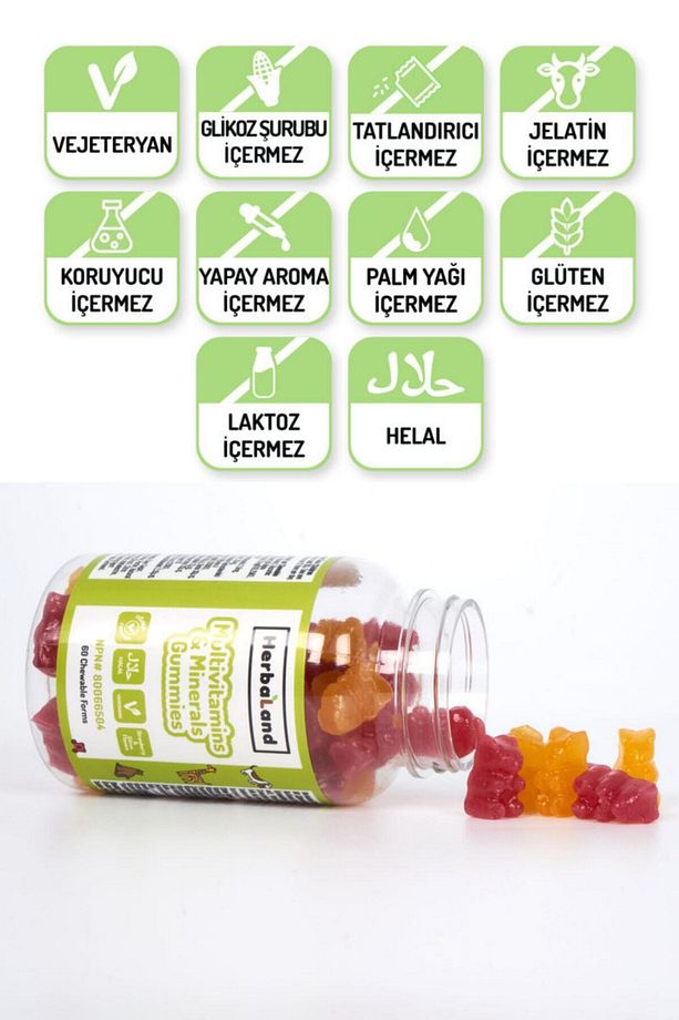 Gummies Omega-3 Dha&epa Gummies Multivitamin Ve Mineral Çiğnenebilir Form - 3