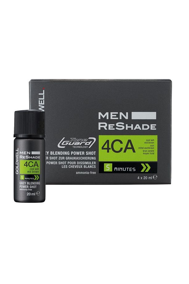 Men Reshade 4ca Erkeklere Özel Köpük Boya 4x20ml + Developer Uygulama Losyonu 250ml - 3