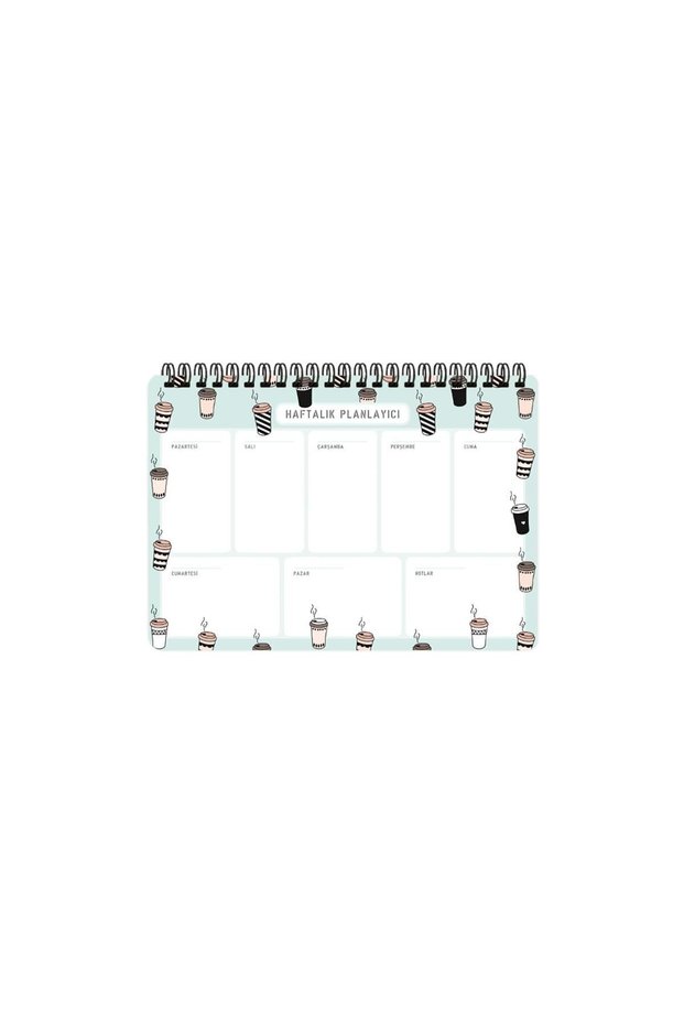 Keskin Color Spiral Planner Brown 17X24 / Keskin Color