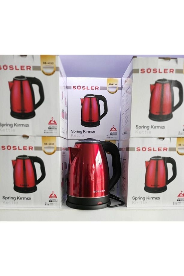 Ss-4110 Red Spring Paslanmaz Su Isıtıcı Kettle 1,8 Lt 2000w - 5
