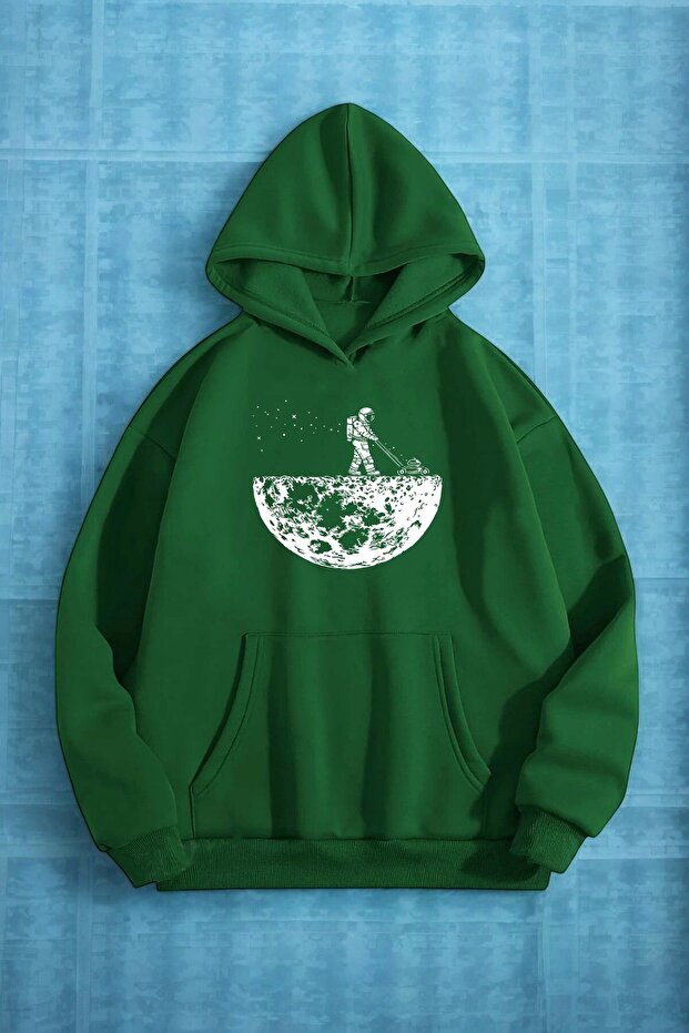 Bahçivan Printed Unisex Cotton Oversize Hoodie & Sweatshirt