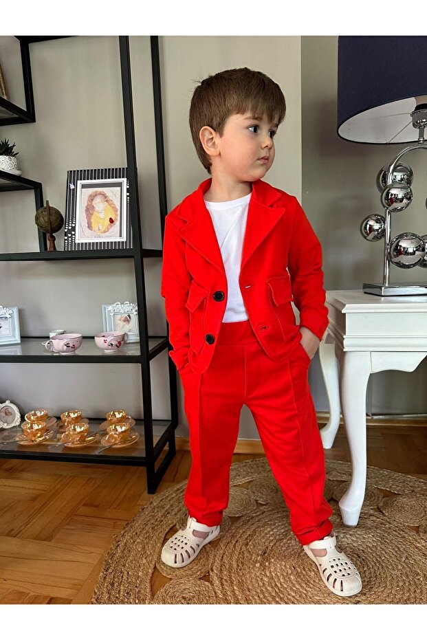 Boy's Two Thread Jacket Suit - 2