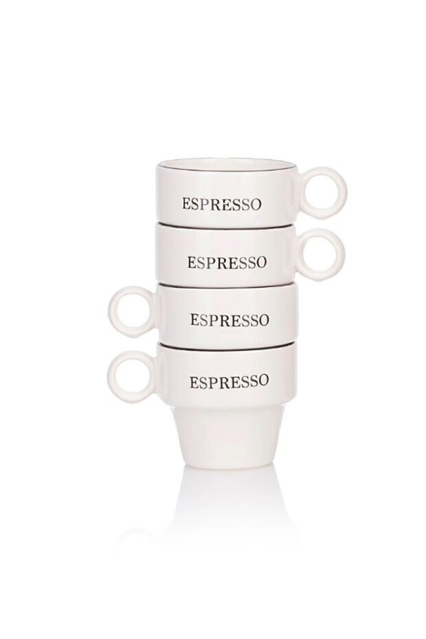 LCW HOME Seramik  4'lü Espresso Bardağı 95 Ml - 5