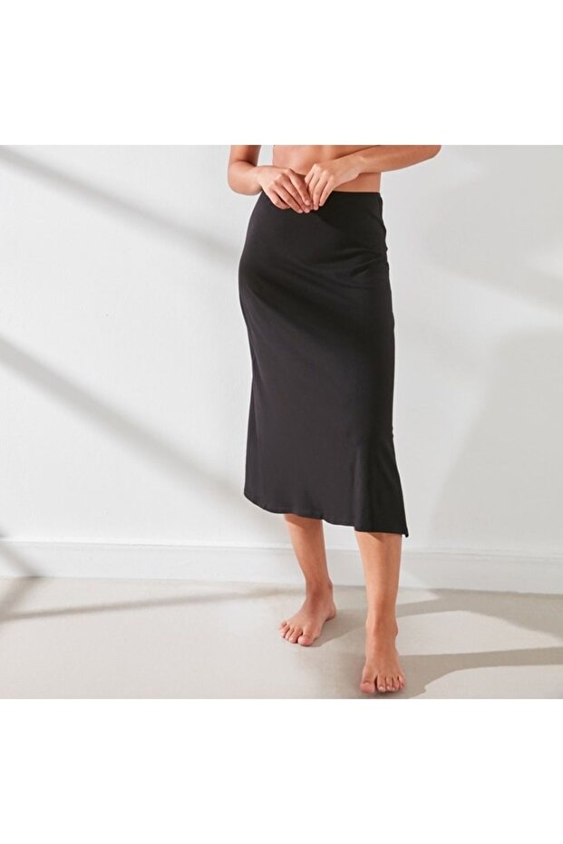 Fusta sub genunchi Căptușeală sub fustă - 1