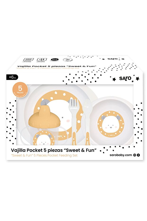 5 PARÇA PP MAMA SETİ PEMBE - 6