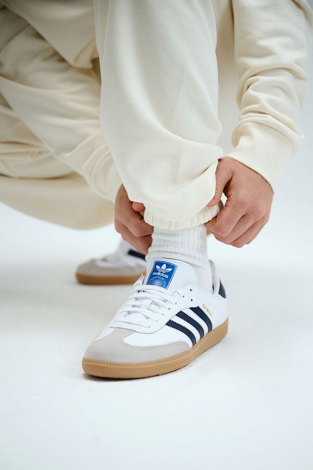 Erkek Timeless Jogger Krem Eşofman Altı - 5