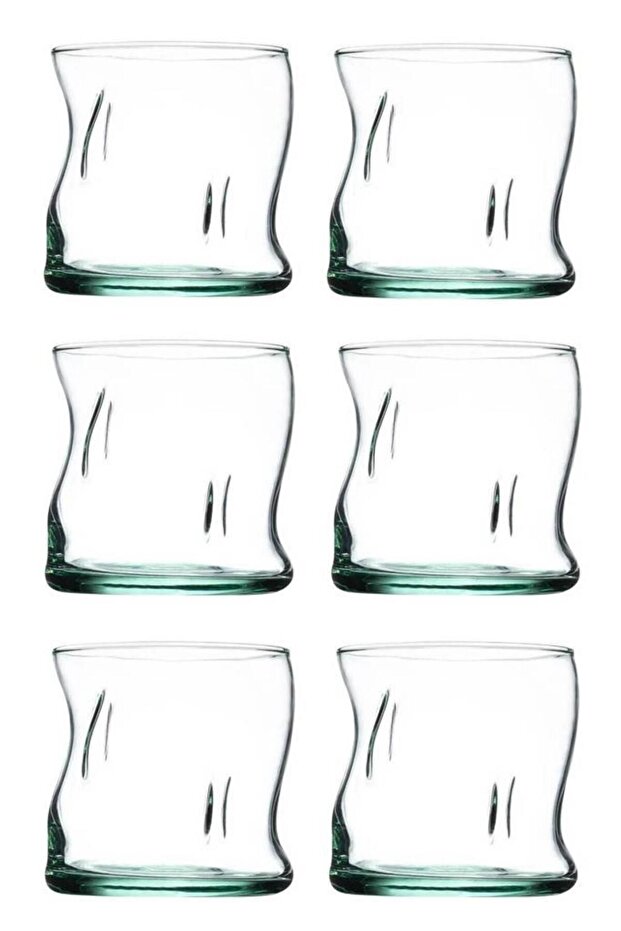 420224 Aware Amorphous Set of 6 340cc Water and Soft Drink Glasses Set