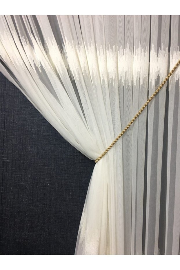 Double Breasted Fastening Device Rope Cord Background Curtain Cornice Tactical Mustard (GOLD)