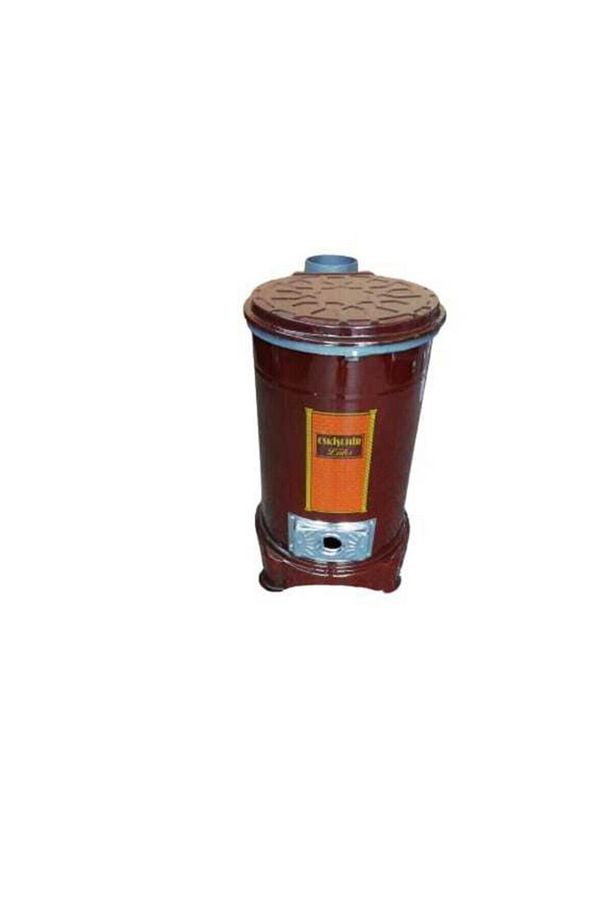 Yuvarlak Kovalı 60 Lik Uyuyan Soba-odun Kömür Talaş Sobası-kovalı Yuvarlak Soba Önden Havalı - 1
