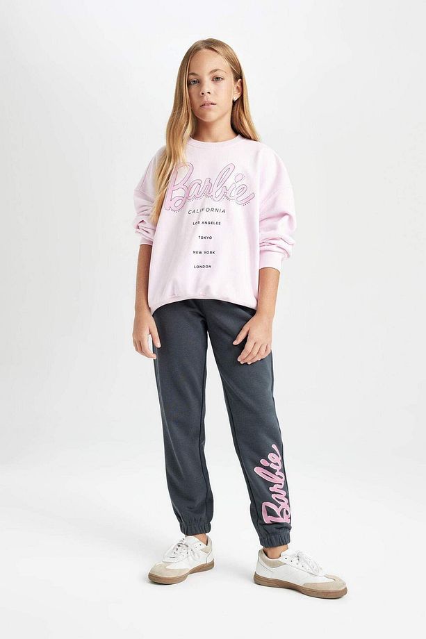 DFC - Kız Çocuk Barbie Jogger Eşofman Altı - 4