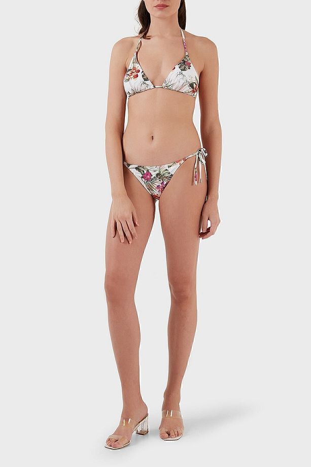 Removable Baskılı Çıkartılabilir Dolgulu Ip Askılı Üçgen Bikini Üstü Bikini Üstü E02j25m - 8
