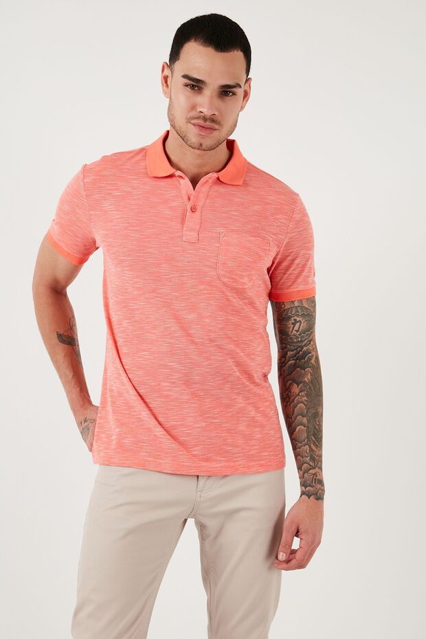 U.S. Polo Cotton Blend Slim Fit Polo Collar t Shirt Men's Polo Collar t Shirt G081Gl0111792137