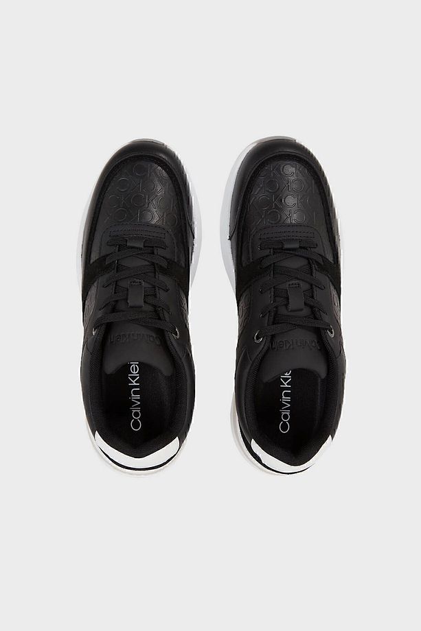Kalın Tabanlı Deri Sneaker Ayakkabı HW0HW018690GQ  AYAKKABI HW0HW01869 0GQ - 4