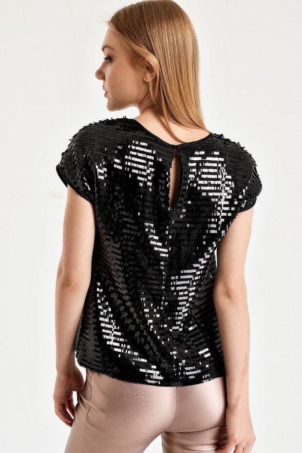 Kadın Siyah Bluz - 5