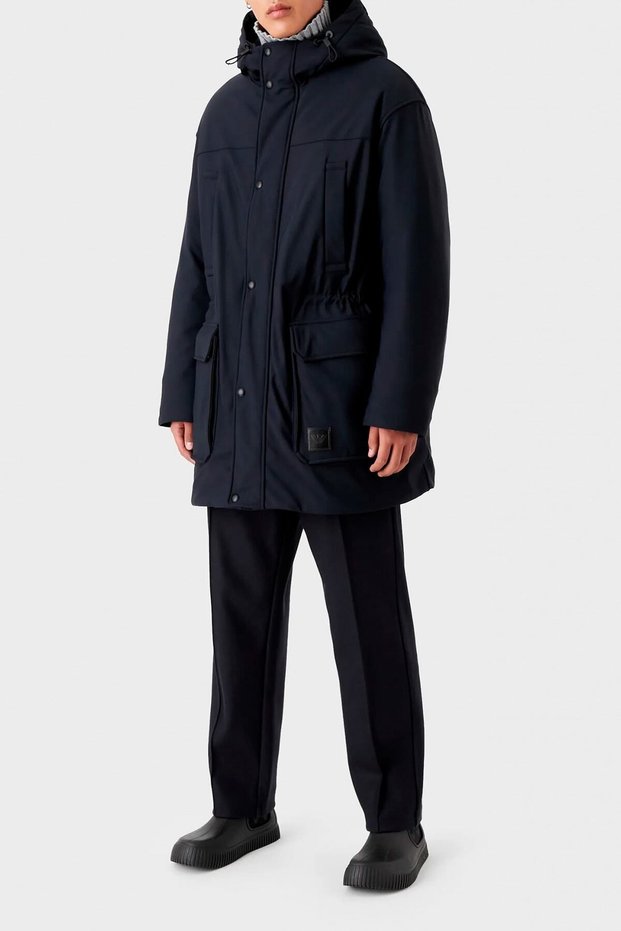 Relaxed Fit Comfortable Flexible Hooded Long Coat Men's Coat 6l1l93 1nnhz 0920