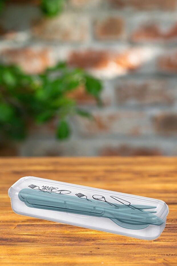 Hygienic Plastic Picnic Type - Fork Spoon Knife Set, Self Boxed - 4