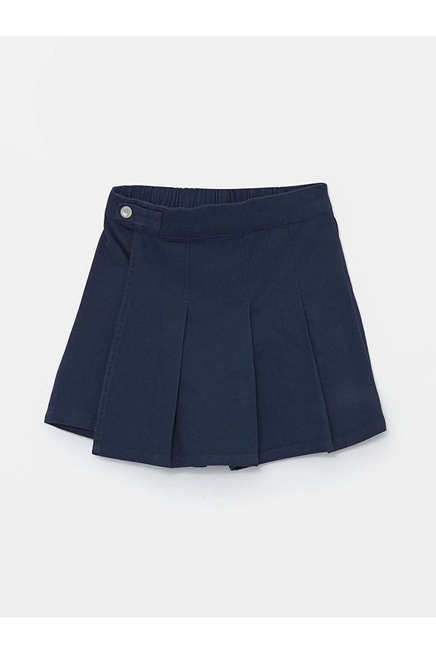 LCW Kids Beli Lastikli Pileli Kız Çocuk Şort Etek - 2