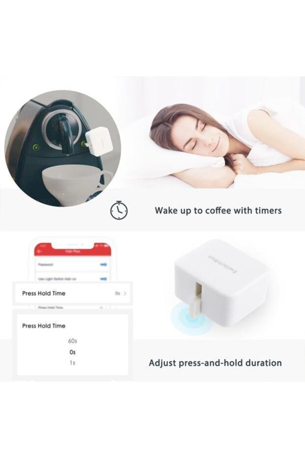 Bot Akıllı Buton Basıcı, Kablosuz, Bluetooth, Akıllı Basıcı, Akıllı Parmak - 6