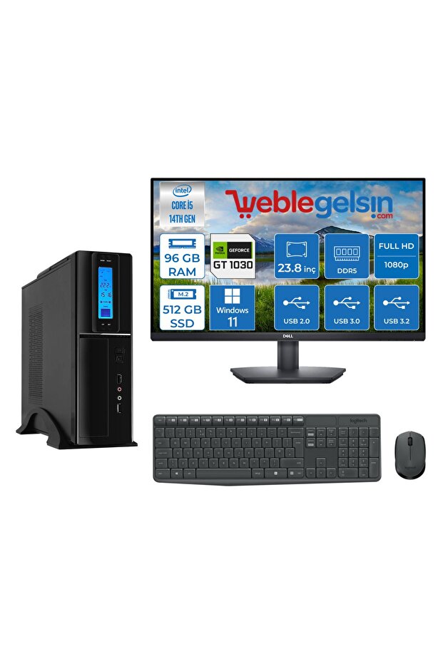 FLEX PRO 450X i5 14400 96gb DDR5 512gb SSD GT1030 WIN11Pro 23.8 FHD MON ZET450X9565057 - 1