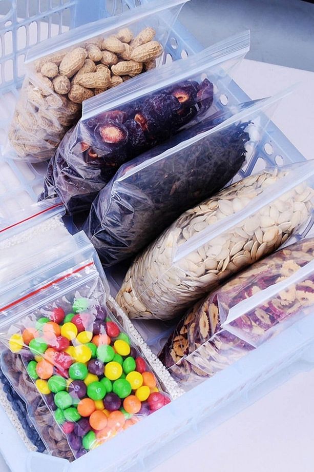 Fresh-up Küçük Boy Kilitli Buzdolabı Poşeti Seti 12'li 4 Paket Toplam 48 Adet - 3