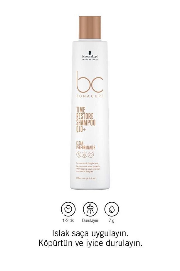 Q10+ Time Restore Olgun ve Kırılgan Saçlar İçin Şampuan 250ml - 3