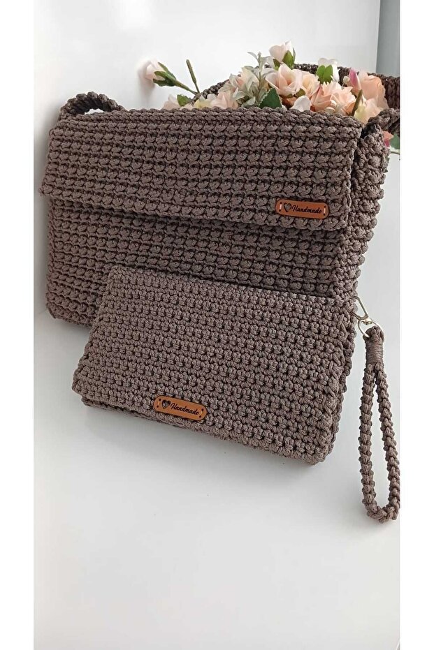 Örgü Çanta ve Cüzdan Takımı/Crochet/Handmade - 2
